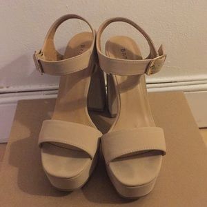 Nude Platform Heels